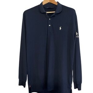 Polo by Ralph Lauren Men's Navy Long Sleeve Shirt size L